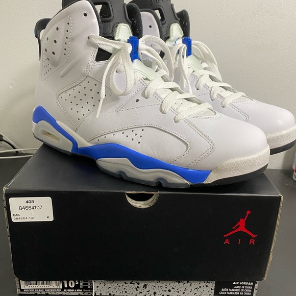 Air Jordan 6 Retro Sport Blue (2014) main image 13